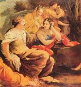 Simon Vouet Detail of Apollo and the Muses Spain oil painting artist